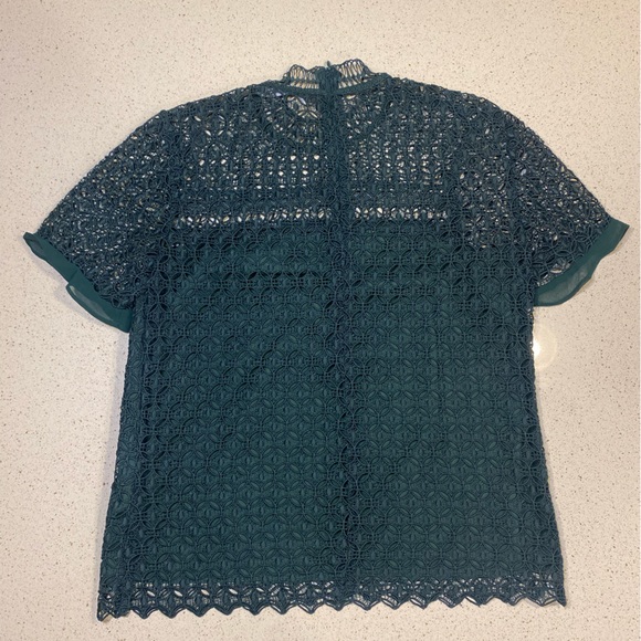 Zara Green Crochet Blouse - Picture 4 of 6